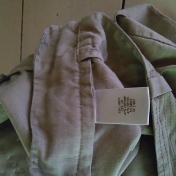 Banana Republic Martin Fit Linen Cotton Shorts Size 10 - Picture 5 of 5